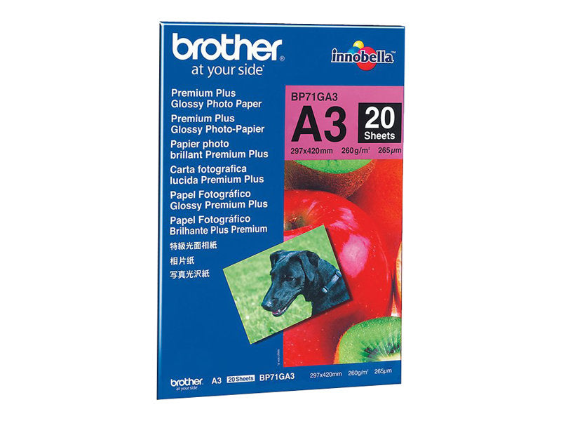 BROTHER BP-71GA3 Fotopapier Vorderansicht