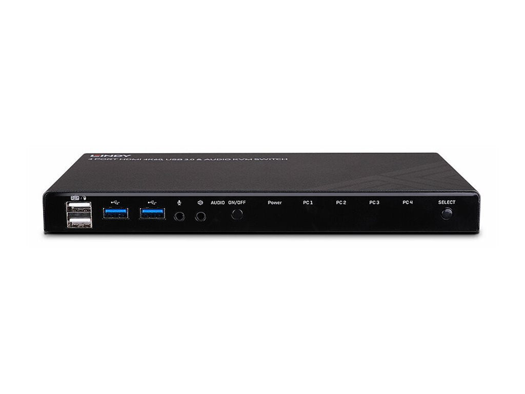LINDY 4 Port HDMI 4K60 USB 3.0 & Audio KVM Switch - Verpackung