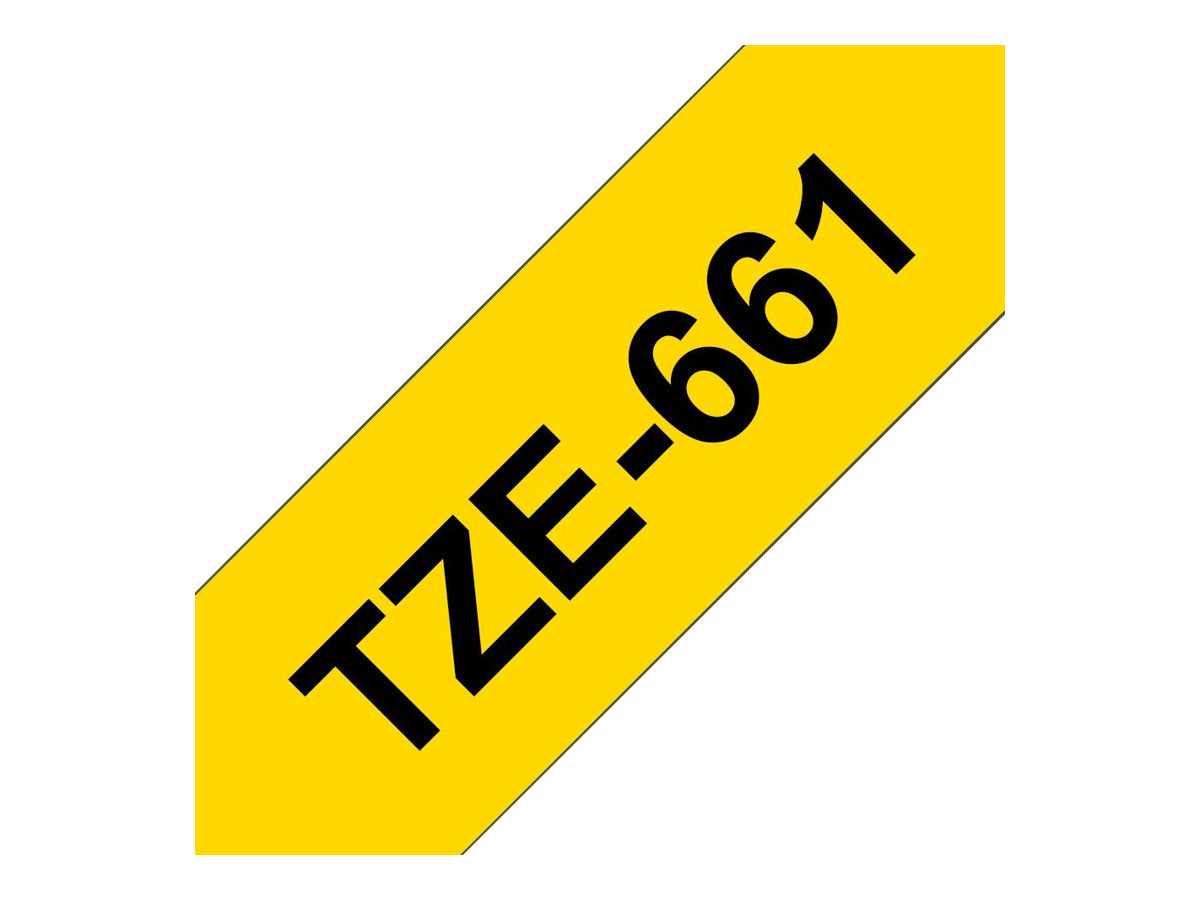 BROTHER P-Touch TZE-661 schwarz auf gelb 36mm Verpackung
