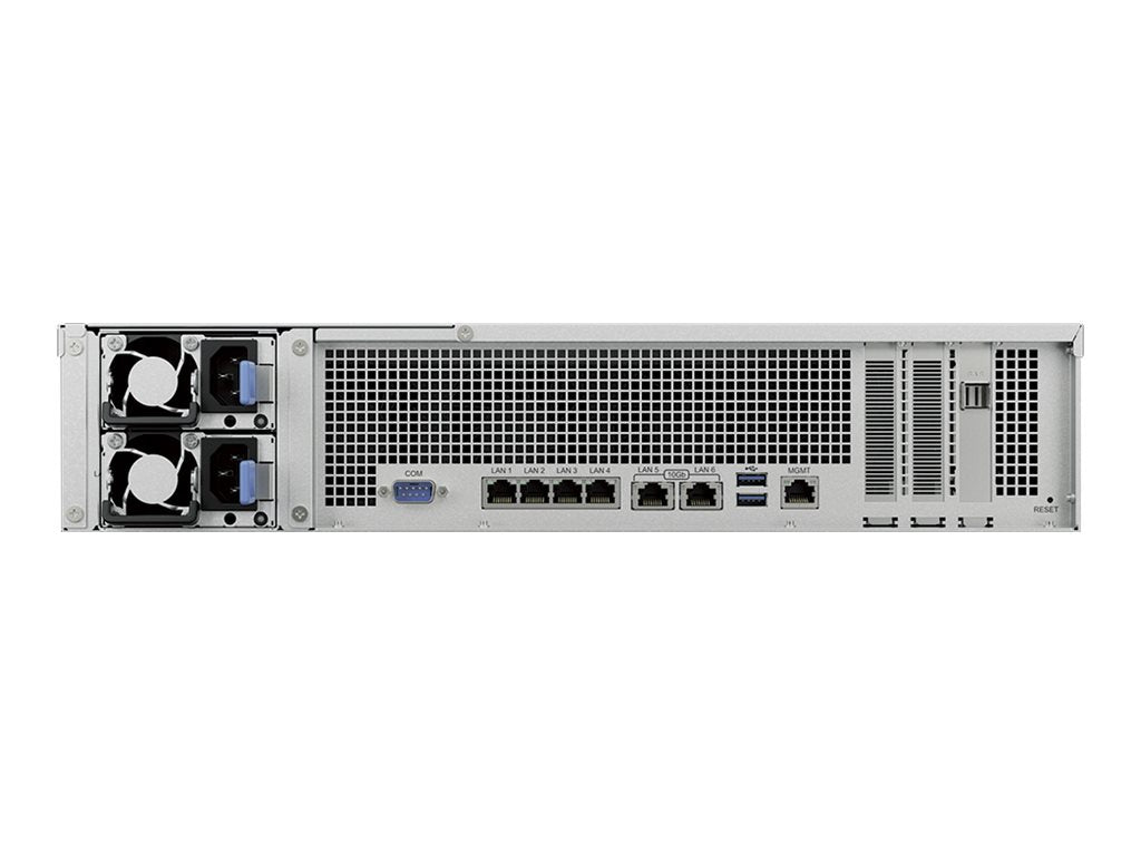 SYNOLOGY SA3610 12-Bay Rack-Flashstation in einem Rack montiert