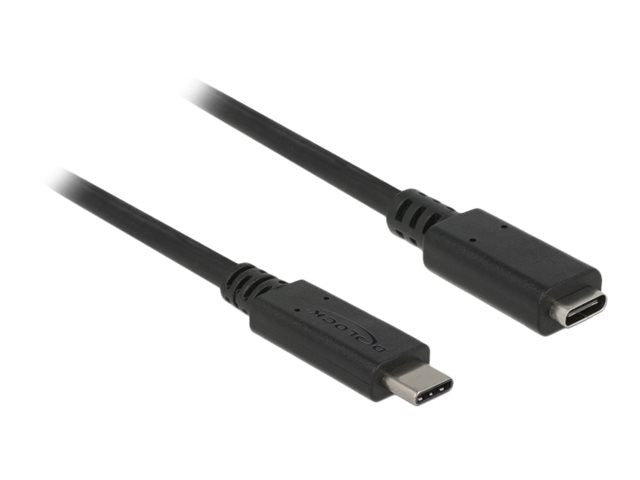 DELOCK Verlängerungskabel SuperSpeed USB USB 3.1 Gen 1 USB Type-C Vorderansicht