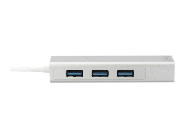 DIGITUS USB3.0 3-Port HUB & GLAN Adapter Detailansicht