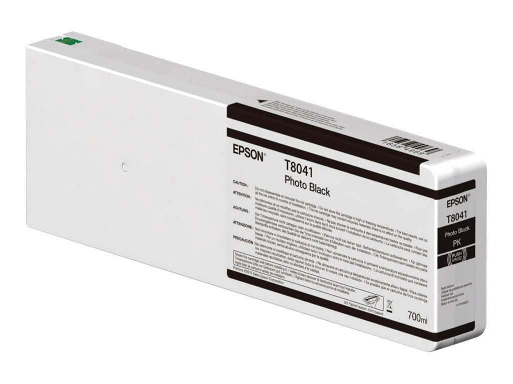 EPSON Singlepack Photo Black T804100 Tintenpatrone Vorderansicht