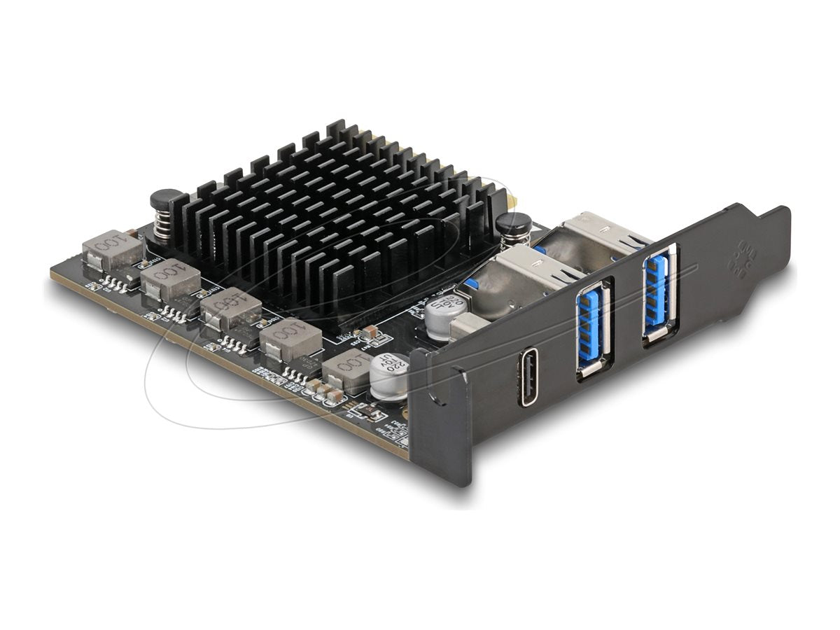 DELOCK PCI Express x4 Karte Vorderansicht