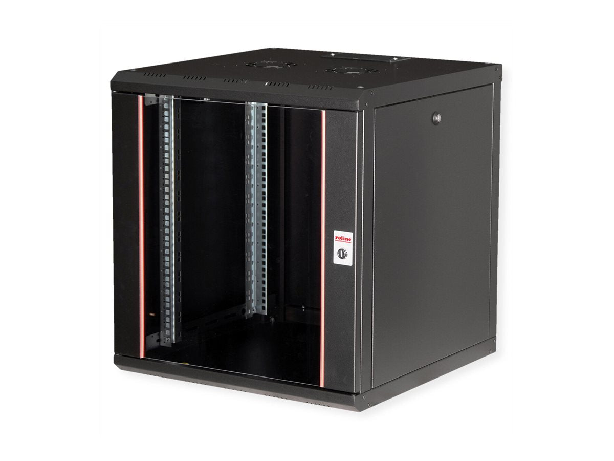 ROLINE Wandgehäuse Pro 48,26cm 19Zoll 12 HE 600x600 BxT schwarz - Verpackung