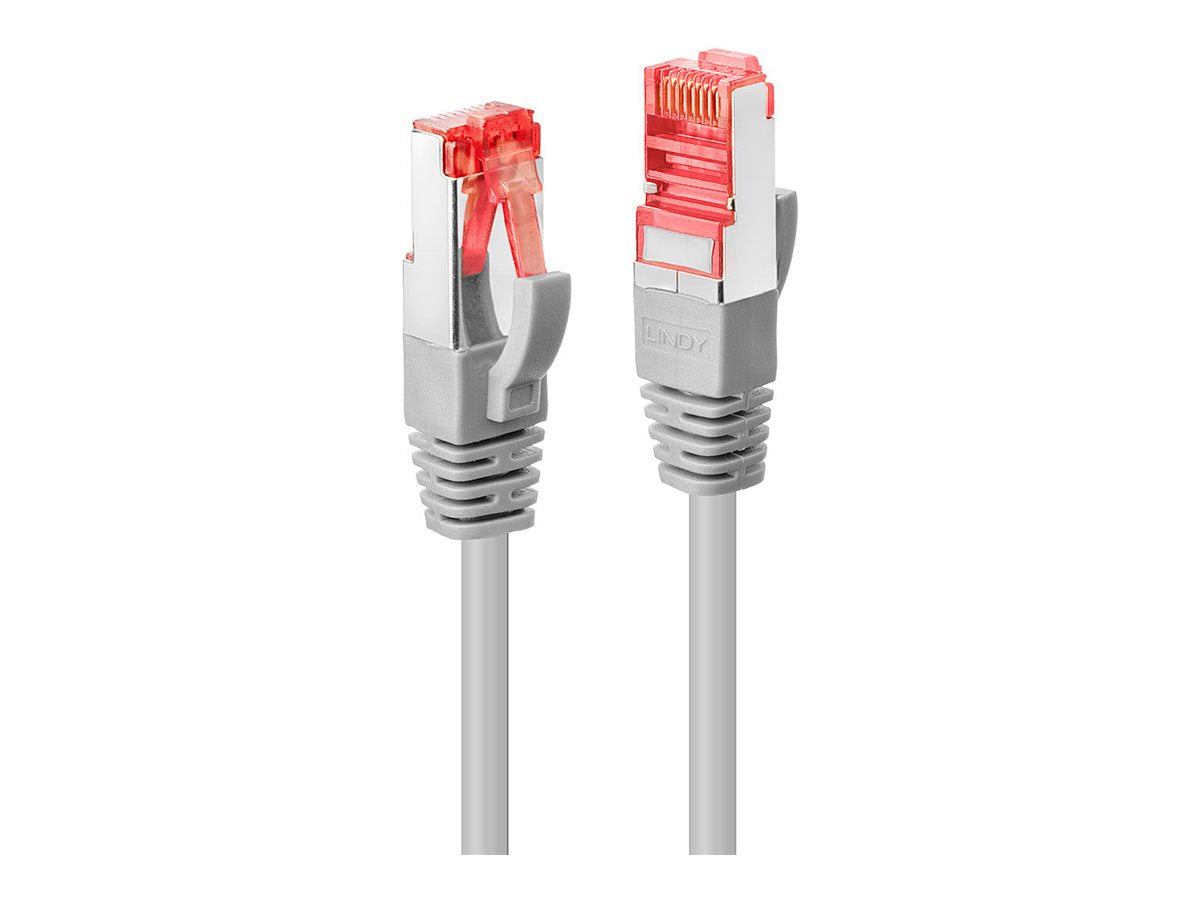 LINDY Cat.6 S/FTP Kabel, grau, 15m Patchkabel - Detailansicht der Stecker