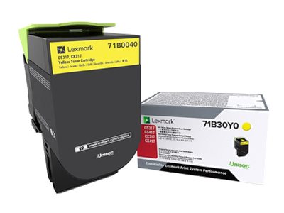 LEXMARK Gelb Toner Regular Open Channel CRTG Verpackung