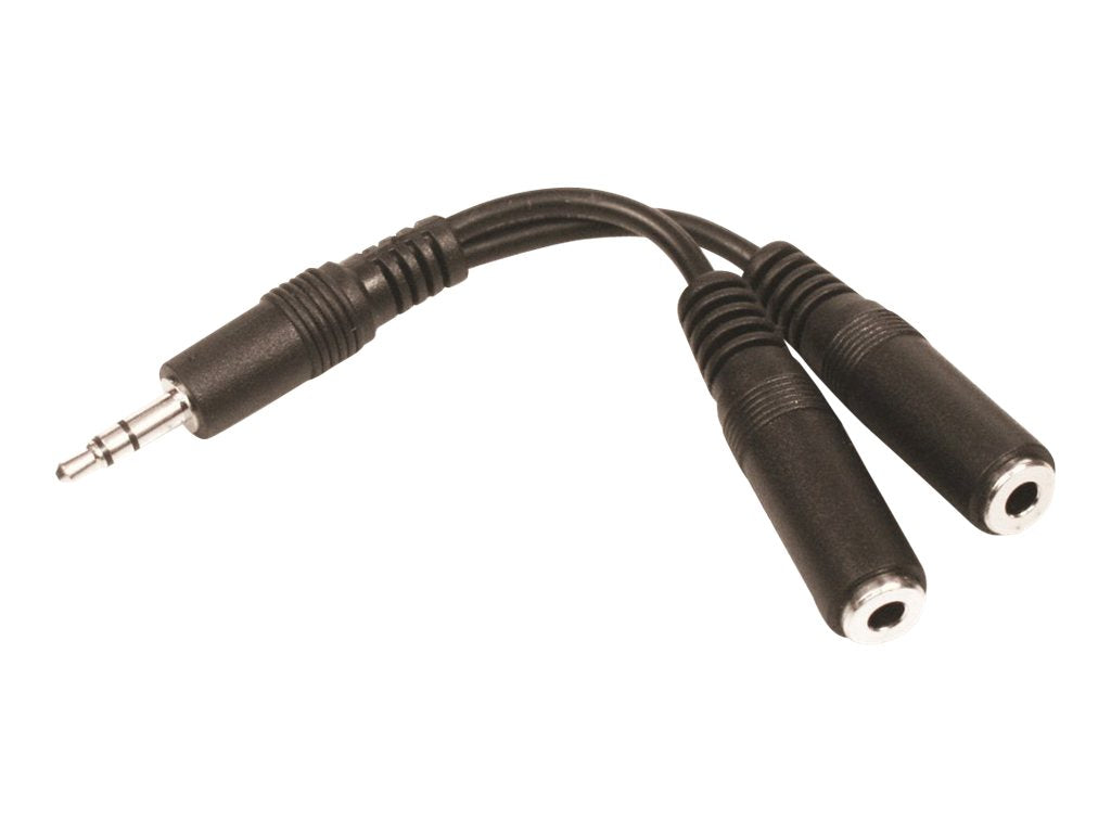SANDBERG MiniJack Splitter 1 2 Vorderansicht