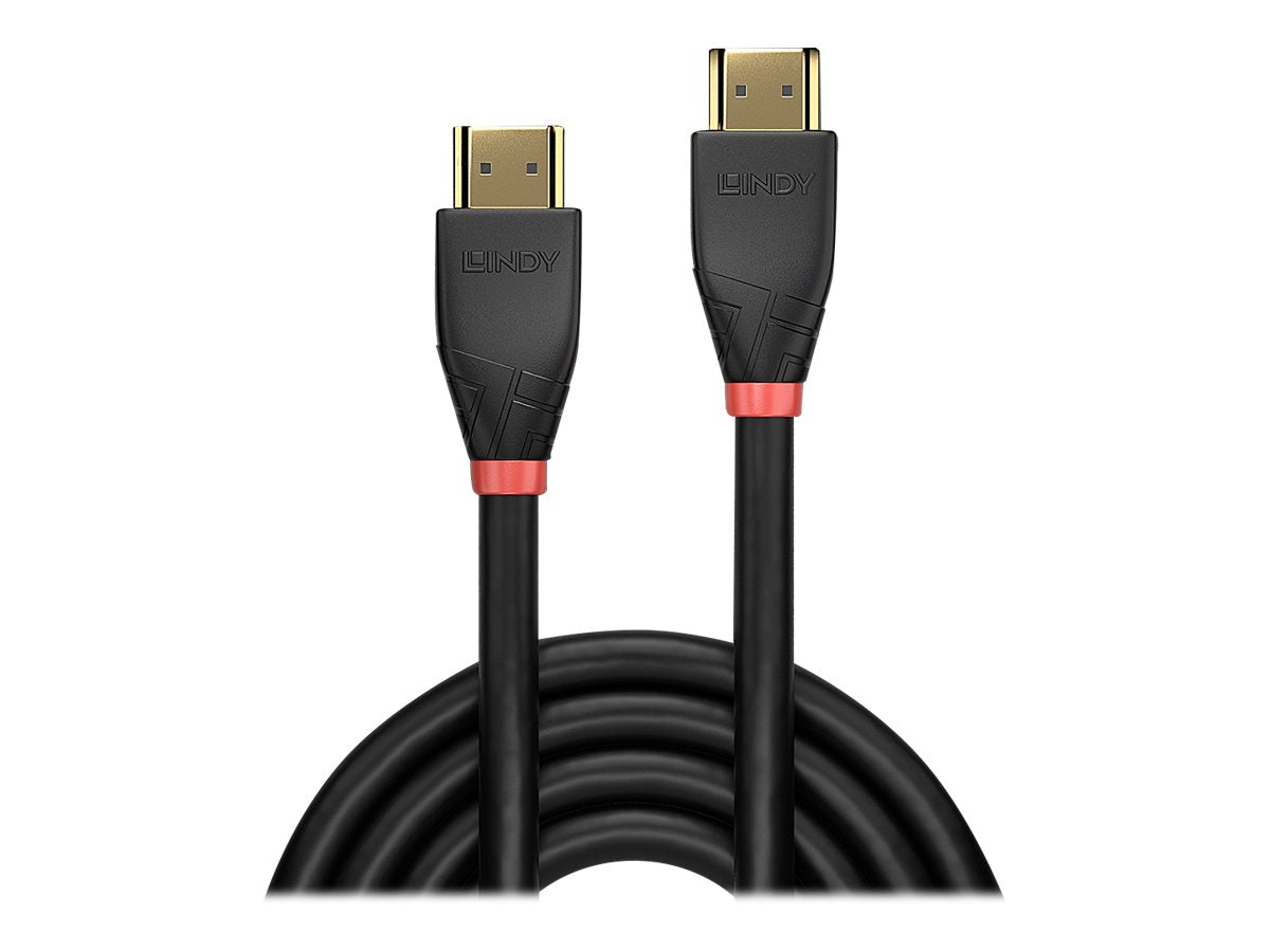 LINDY Aktives 25m HDMI 2.0 18G Kabel Vorderansicht