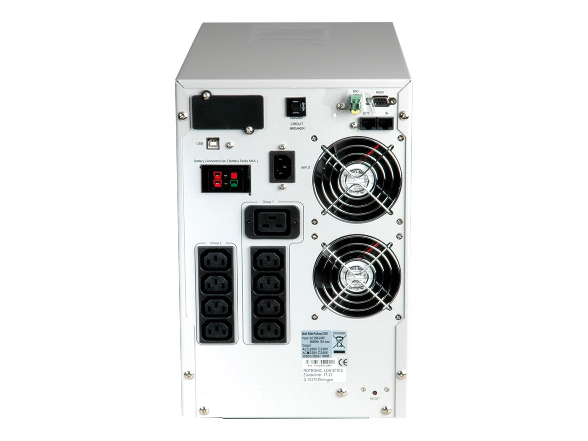 ROLINE ProSecure II 2000 - Online USV Vorderansicht