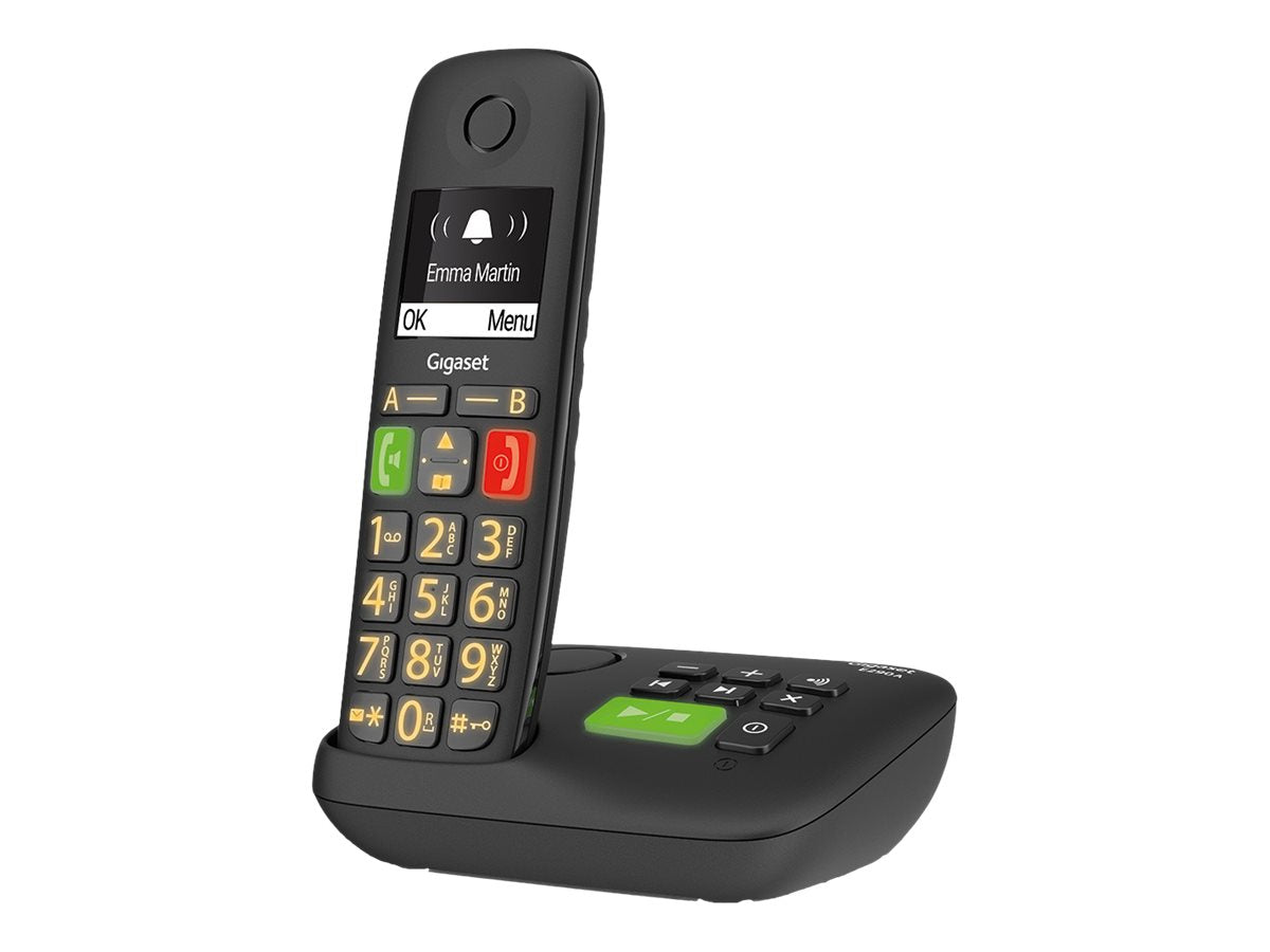 GIGASET E290A schnurlos analog DECT Anrufbeantworter im Einsatz