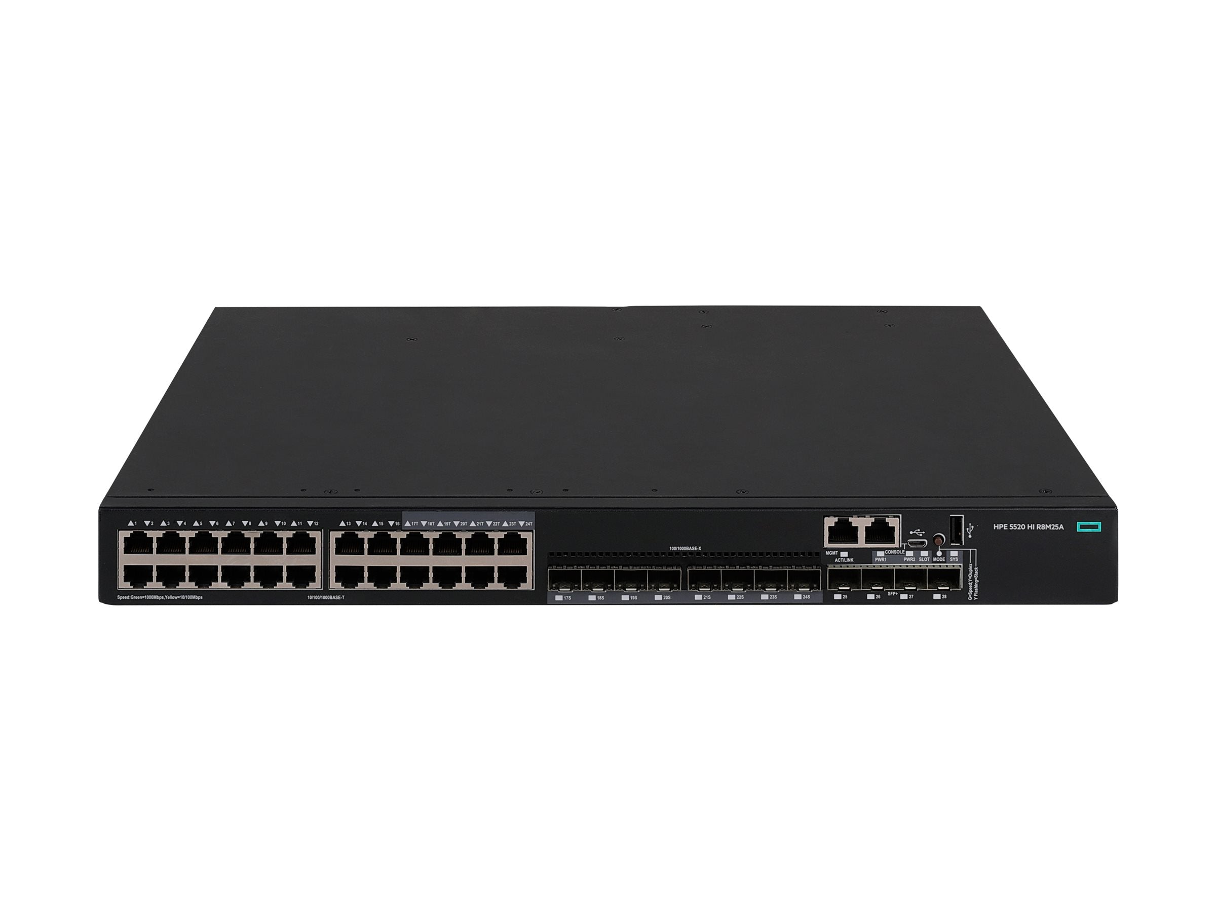 ARUBA HPE FlexNetwork 5520HI Switch Vorderansicht