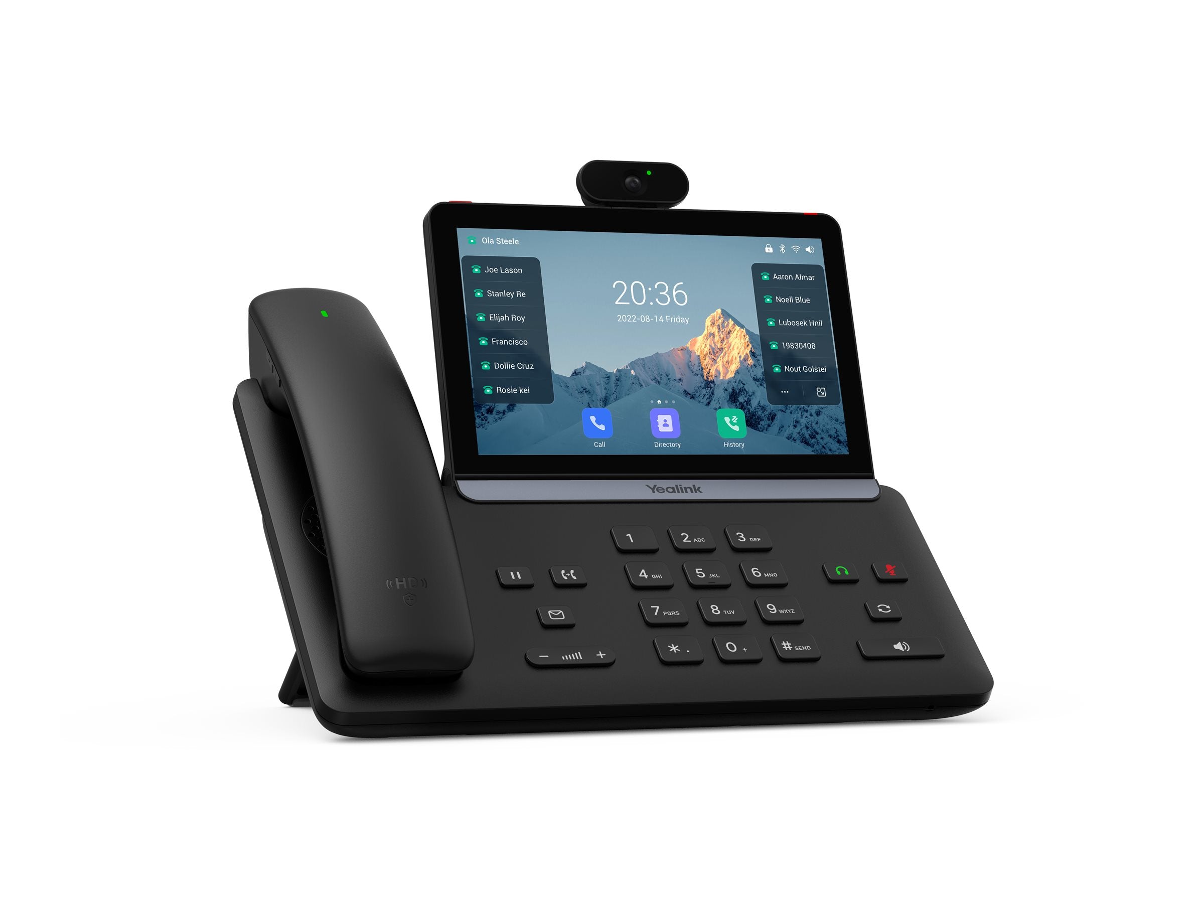 YEALINK SIP-T88V Pro VoIP-Telefon Vorderansicht