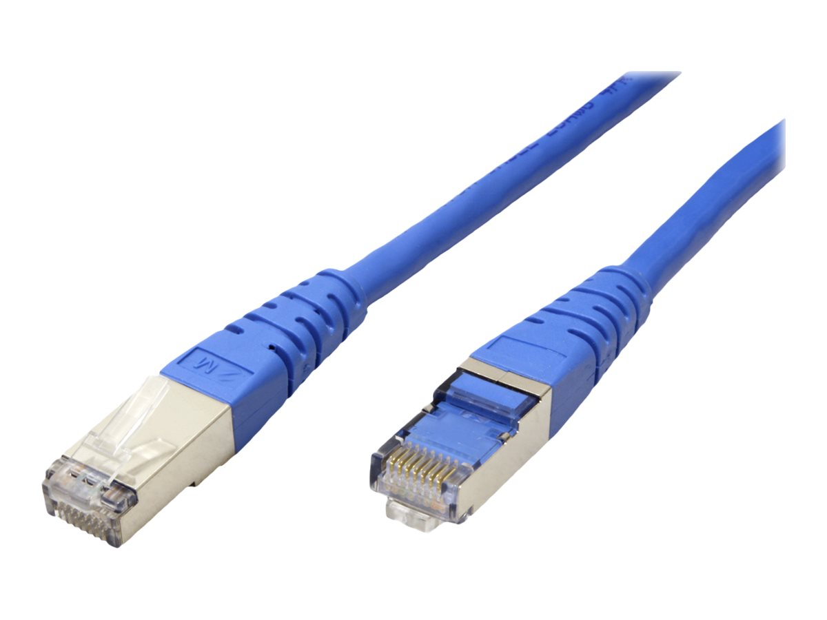 ROLINE Patchkabel Kat.6 Class E S/FTP PiMF blau 1m - Verpackung