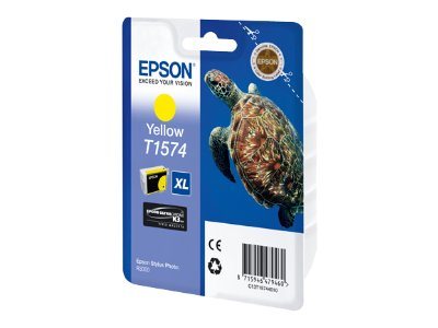 EPSON T1575 Tinte hell cyan Vorderansicht