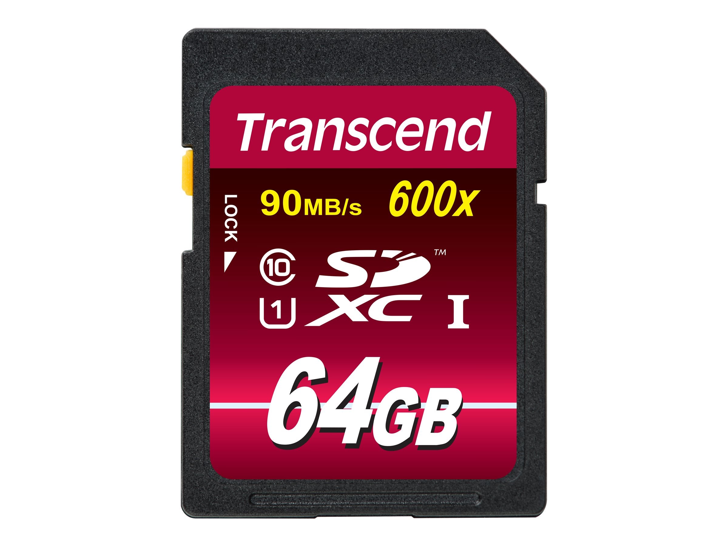 TRANSCEND Ultimate 64GB SDXC UHS-I Card Vorderansicht