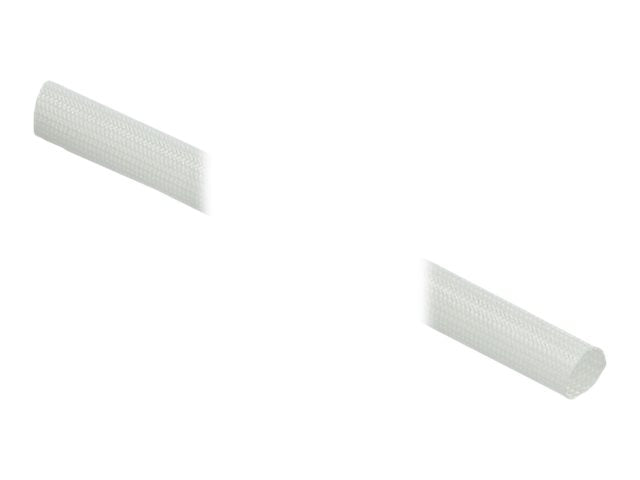DELOCK Schutzschlauch Glasfasergeflecht 10 m x 6 mm weiss - Verpackung