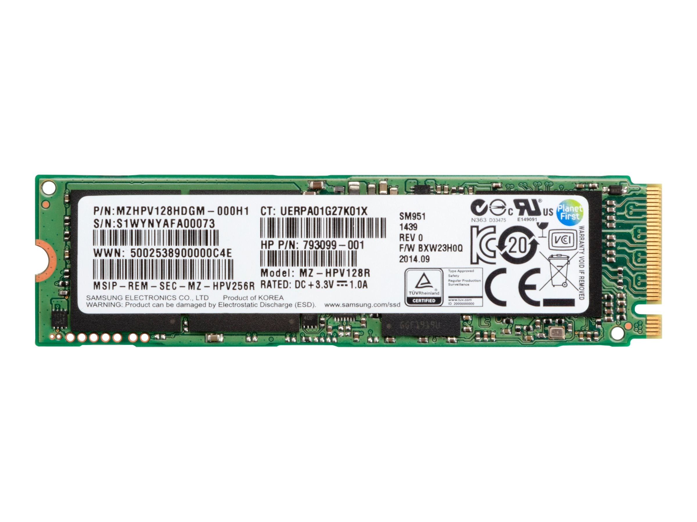 HP Z Turbo Drive 512GB TLC Z8 G4 SSD Kit Vorderansicht
