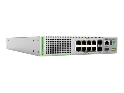 ALLIED L3 Stackable Switch 8x 100M/1/2.5/5G PoE++ Vorderansicht