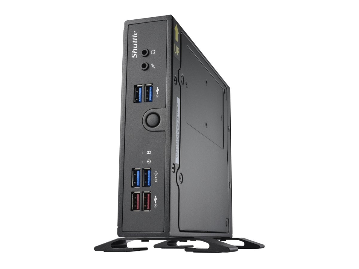 Vorderansicht des SHUTTLE Barebone XPC slim DS50U7