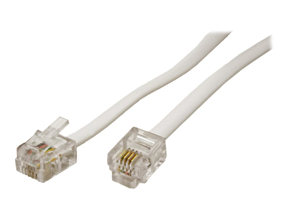 VALUE RJ12-Kabel 6P4C grau 6m - Vorderansicht