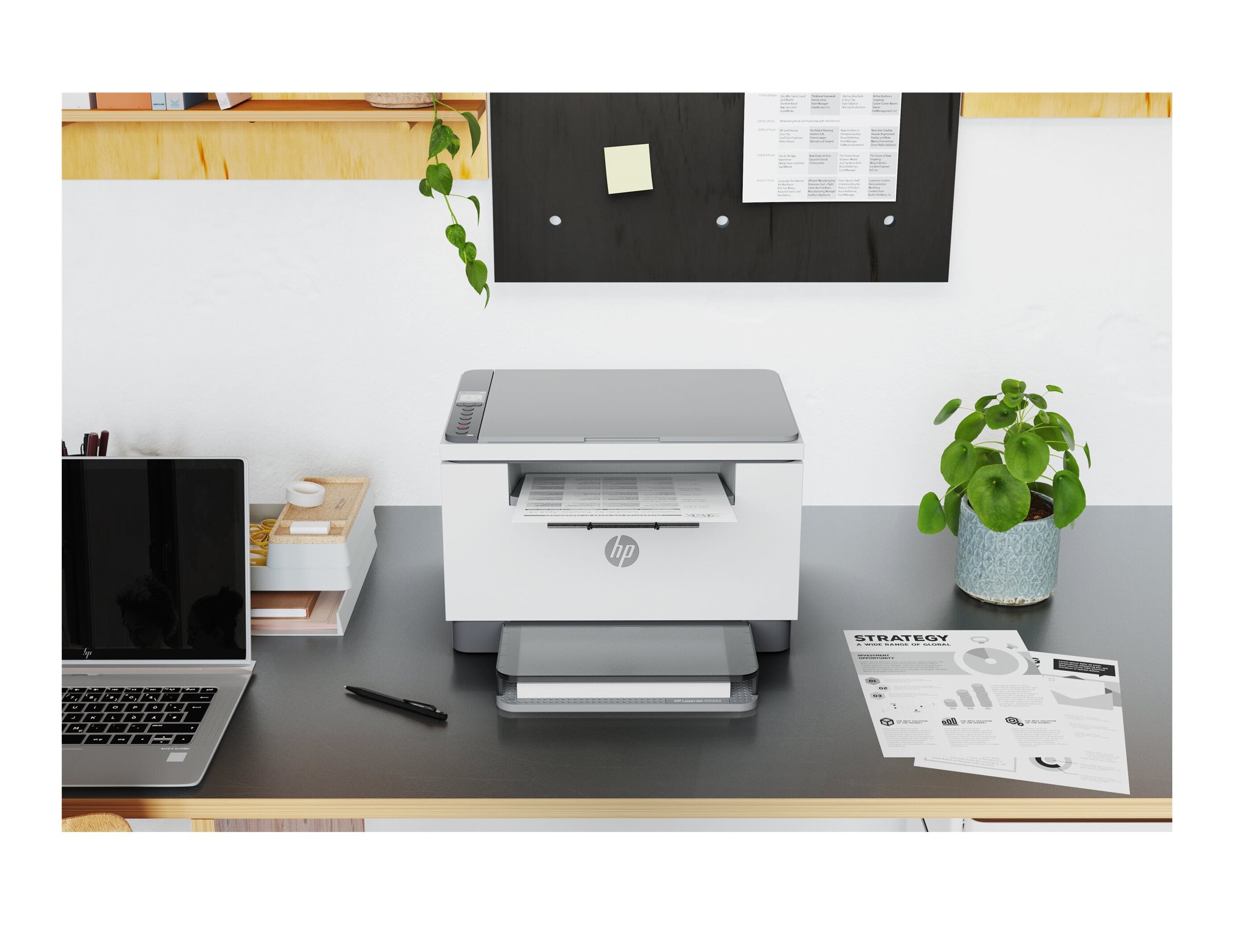 HP LaserJet MFP M234d Multifunktionsdrucker Seitenansicht