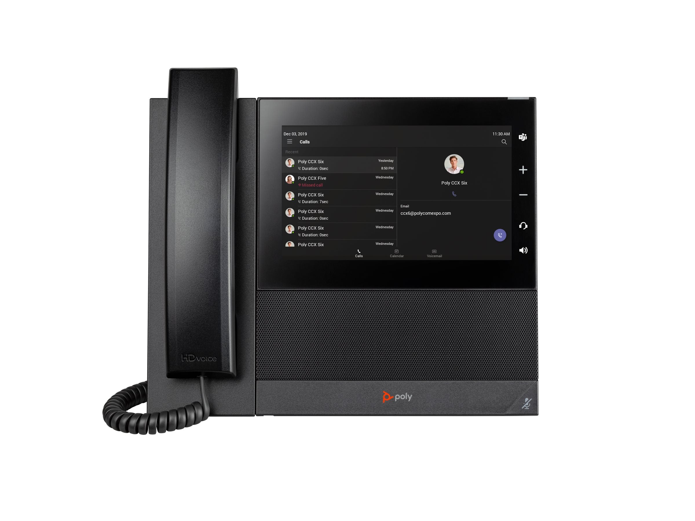 HP Poly CCX 600 Business Media Phone Detailansicht