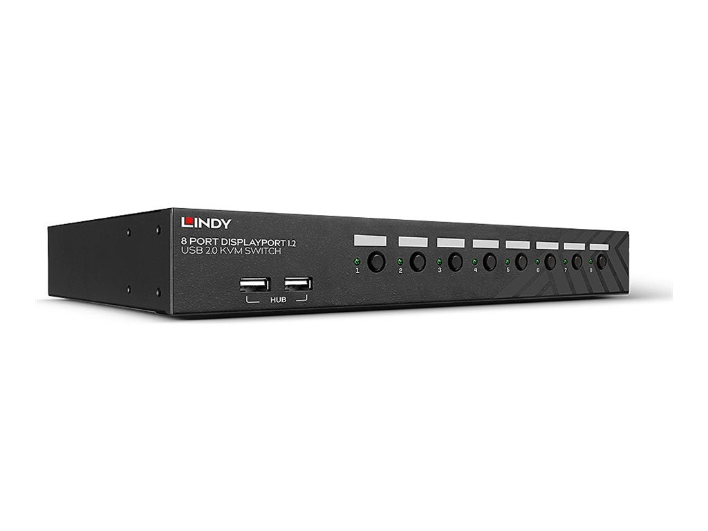 LINDY 8 Port DisplayPort 1.2 KVM Switch Detailansicht