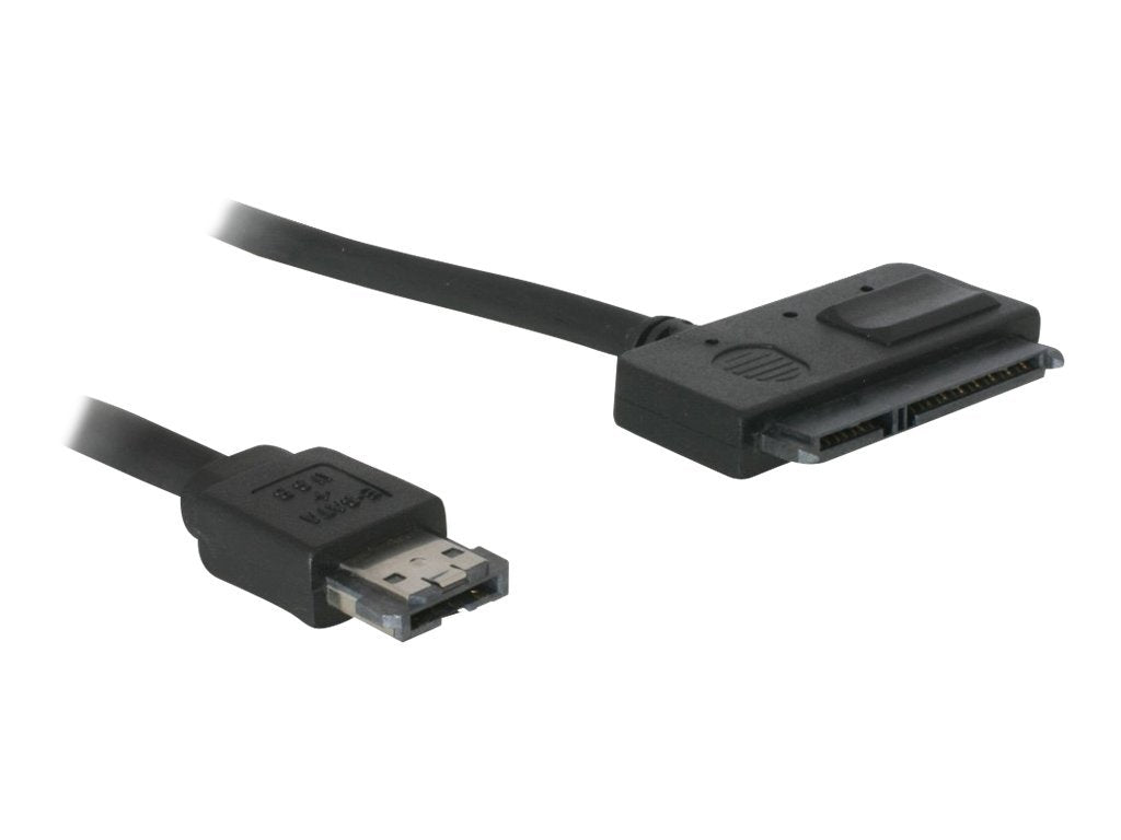 DELOCK Kabel eSATAp > SATA 22pin 0,5m Vorderansicht