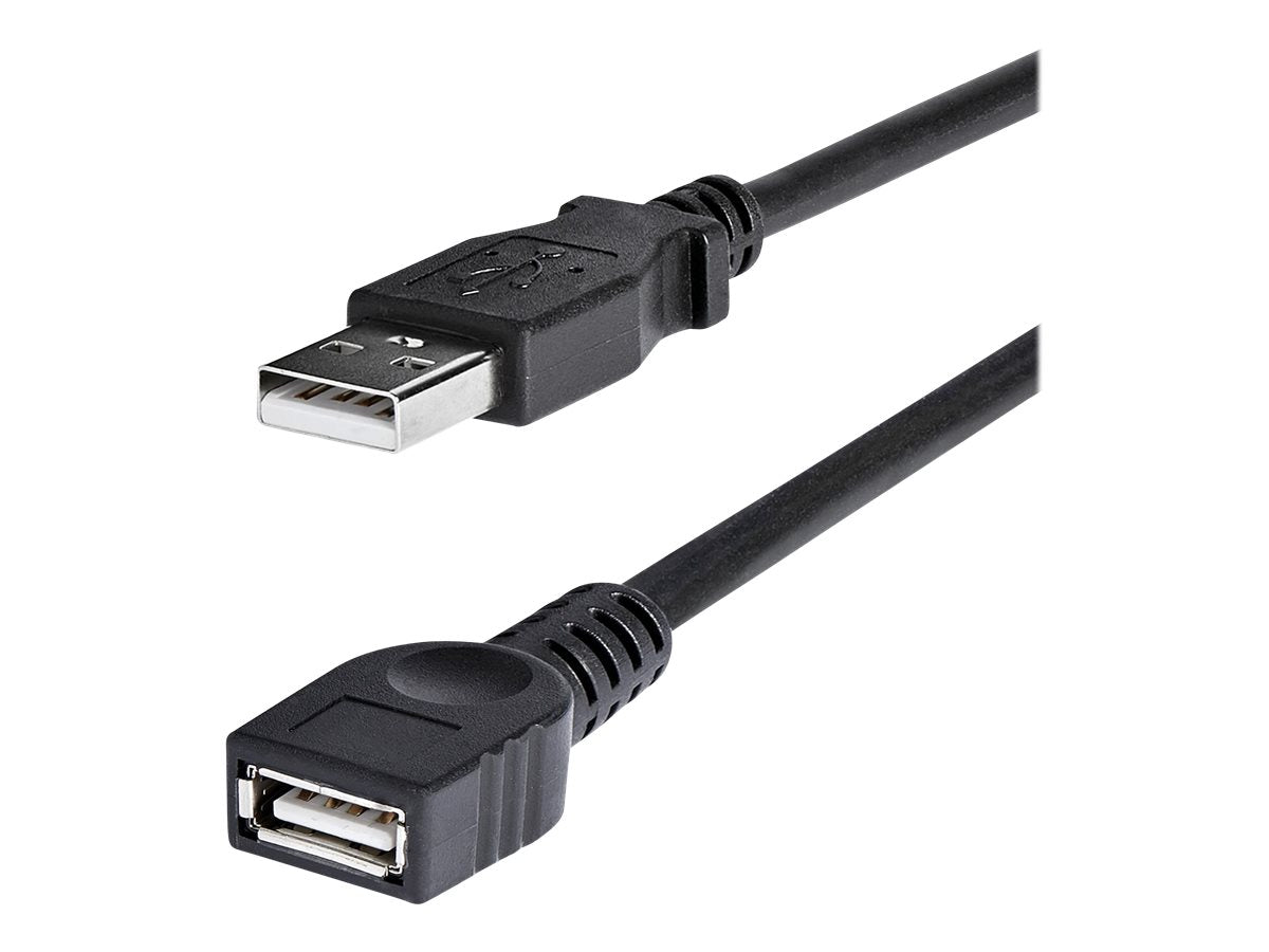 STARTECH.COM 6 ft Black USB 2.0 Extension Cable A to A - M/F Anschlussansicht