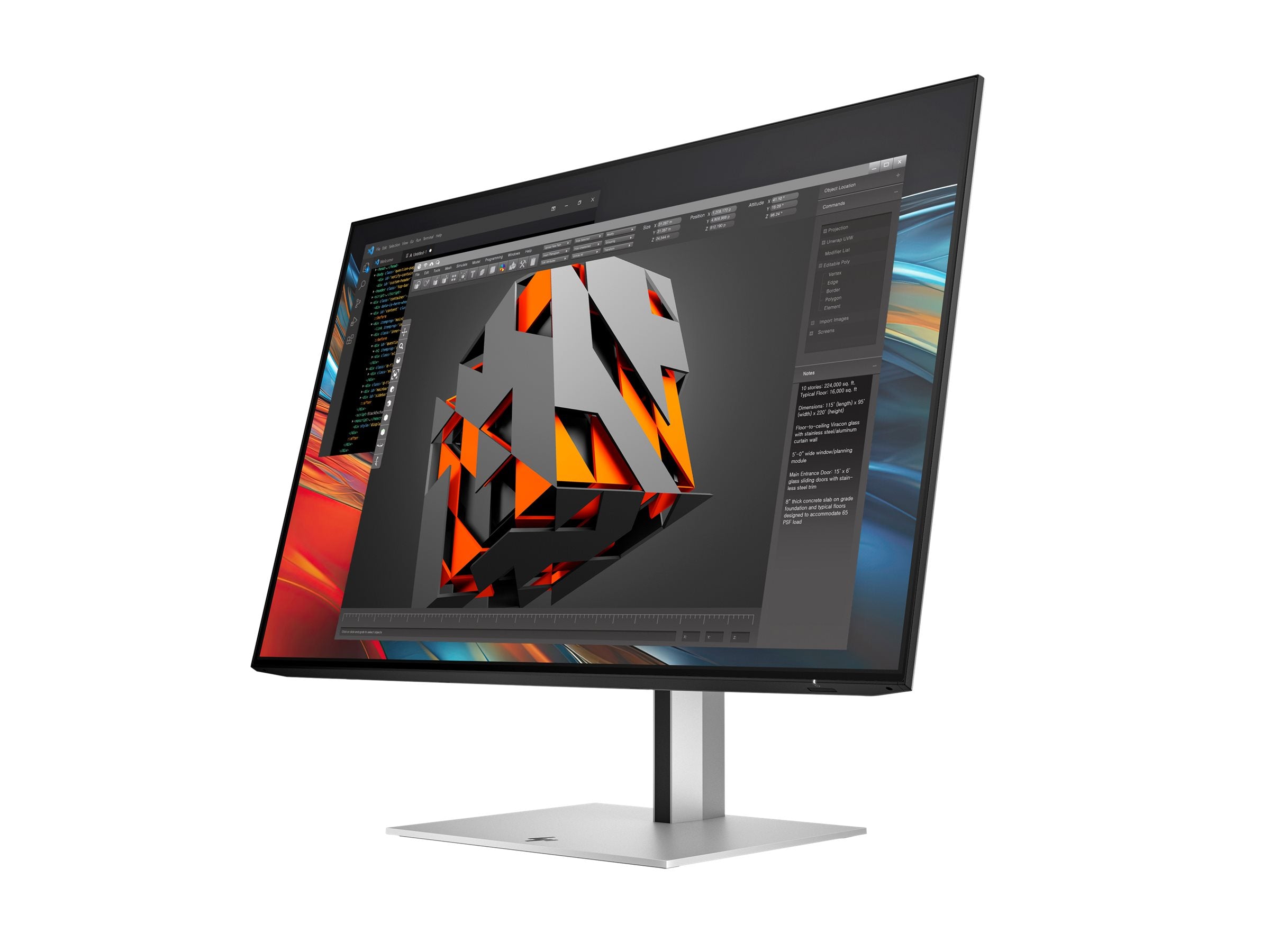 HP S7 Pro 724pn Monitor Detailansicht
