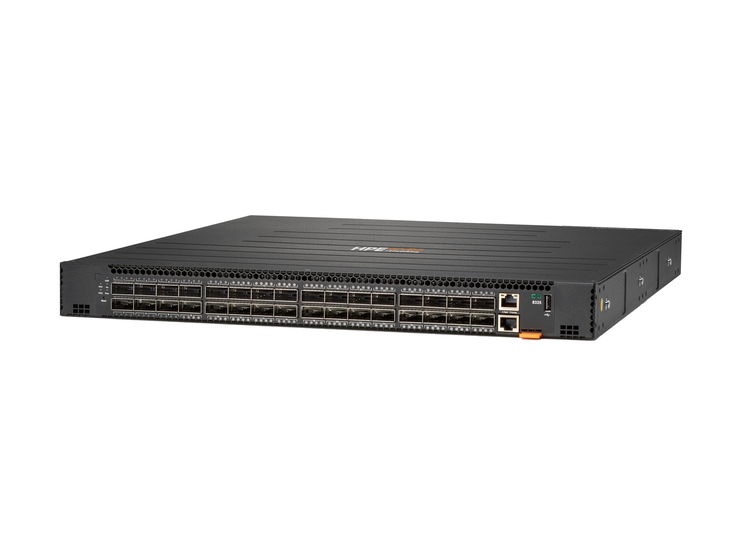 HPE Aruba 8325-32C Port to Power Airflow 6 Fans 2 Power Supply Units Bundle