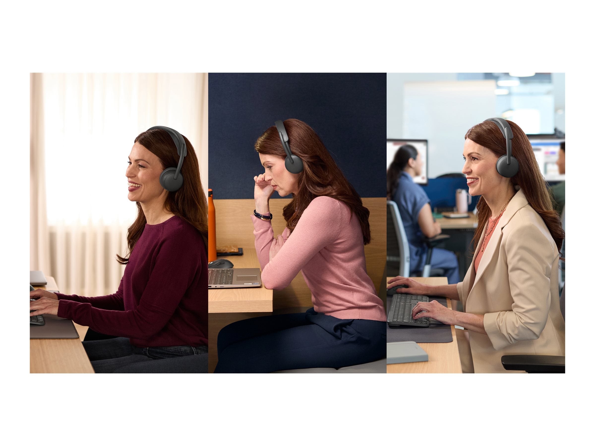LOGITECH Zone Wireless 2 ES for B - Graphite Vorderansicht