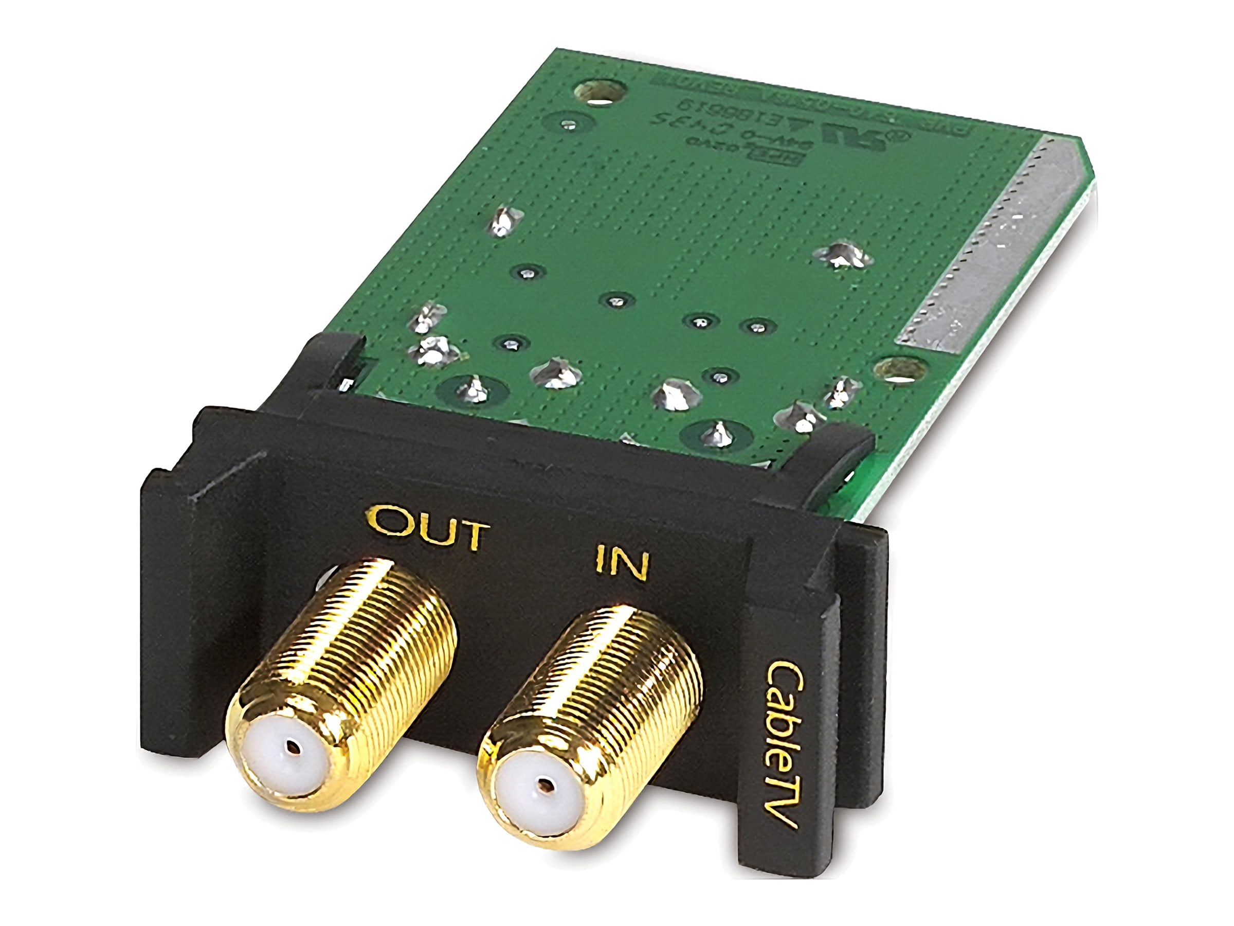 APC Surge Protection Modul 1HE für Coax Cable TV - Vorderansicht