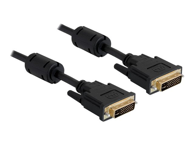 DELOCK Kabel DVI 24+5 St > DVI St 2m - Vorderansicht