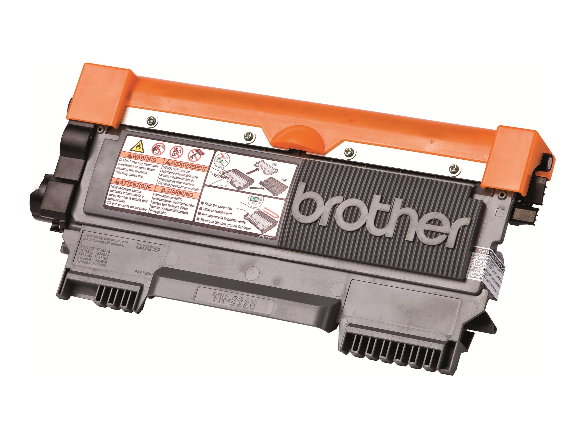 BROTHER TN-2220 Toner schwarz hohe Kapazität Vorderansicht