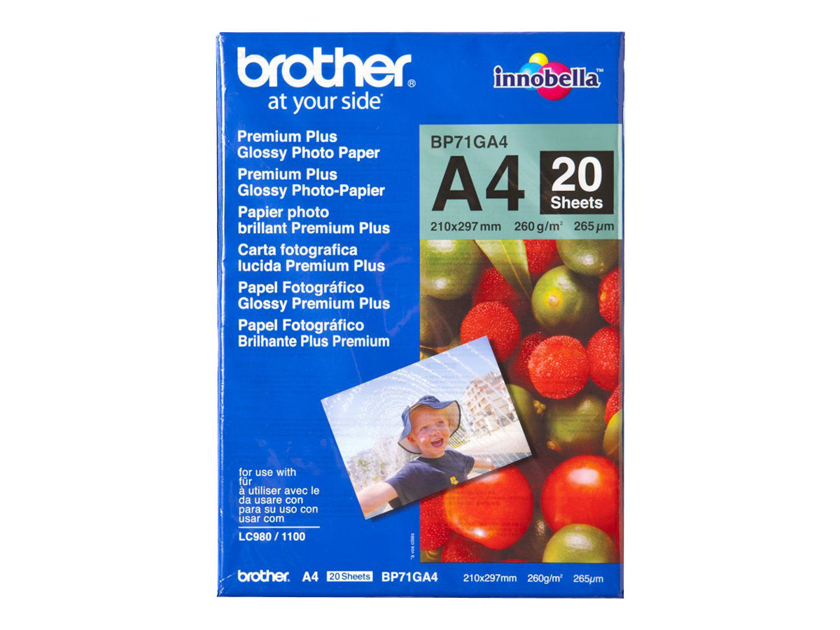 BROTHER glänzend Foto Papier Verpackung