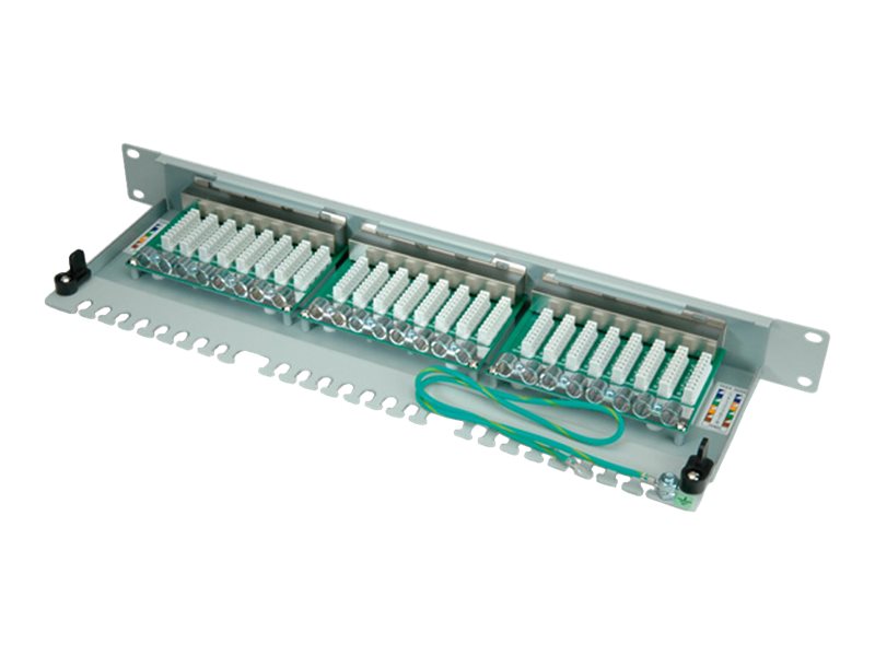 TELEGÄRTNER 48,26cm 19Zoll-Modular Patchpanel Kat.5e Class D 1 HE 24 Ports Verpackung