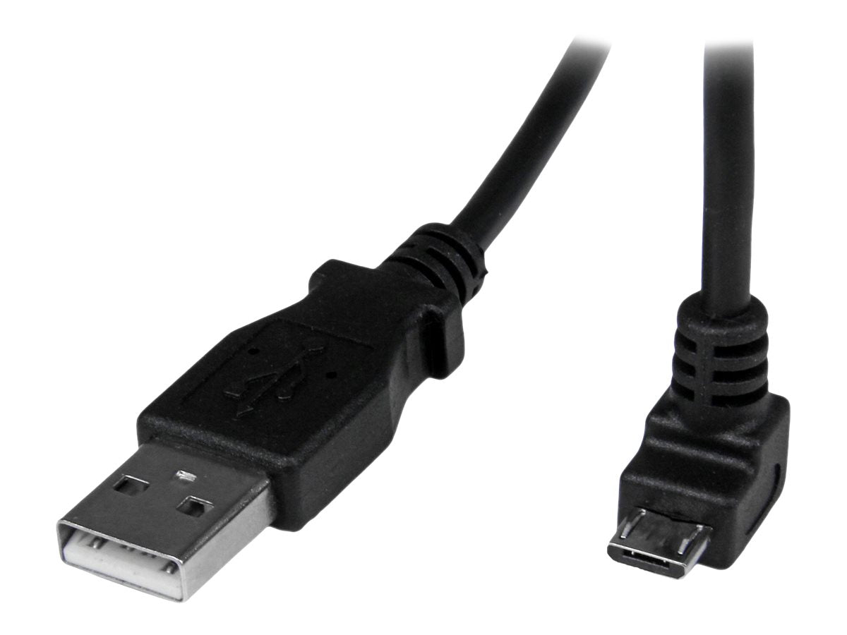 STARTECH.COM 2m Micro USB Kabel - A auf abwärtsgewinkeltes Micro B Verpackung