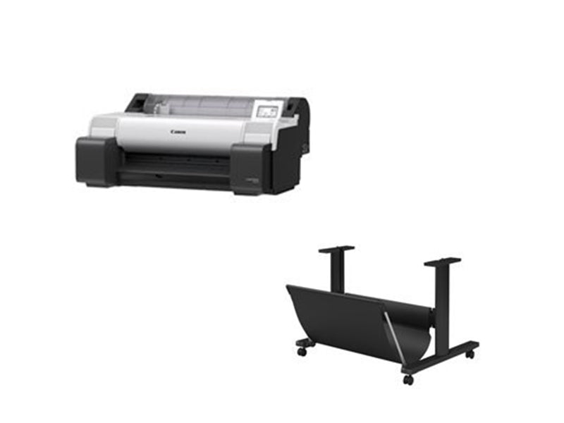 Vorderansicht des CANON imagePROGRAF TM-240 EKS Stand + Printer Stand SD-24 24inch