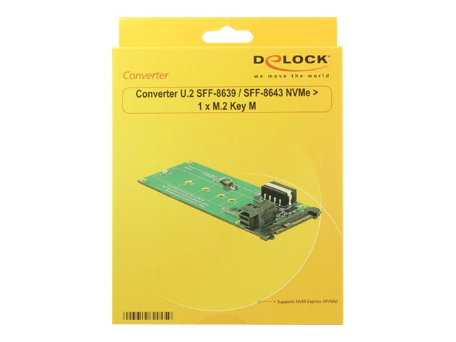 DELOCK Konverter U.2 SFF-8639 Detailansicht