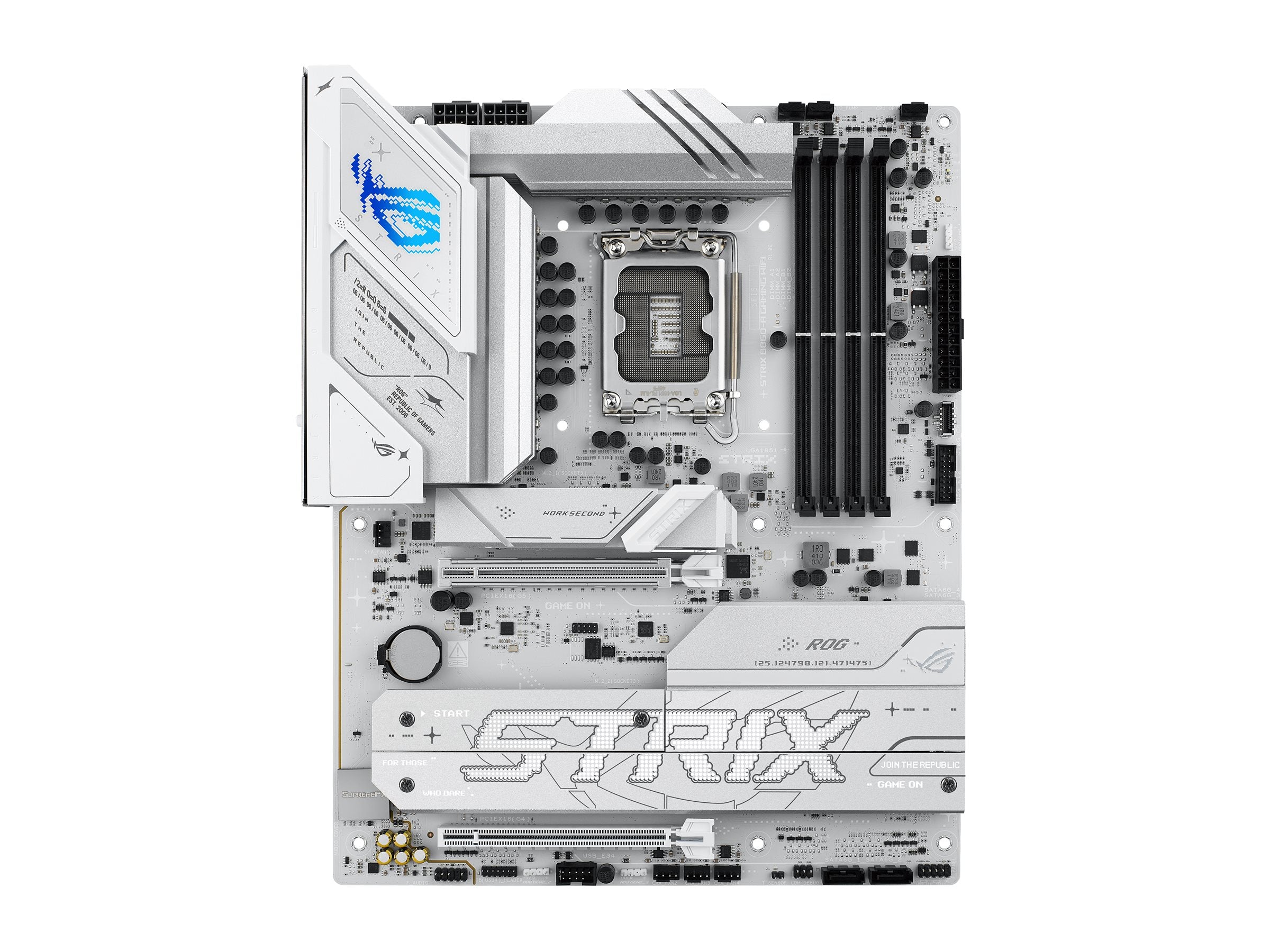 ASUS ROG STRIX B860-A GAMING WIFI Motherboard Vorderansicht