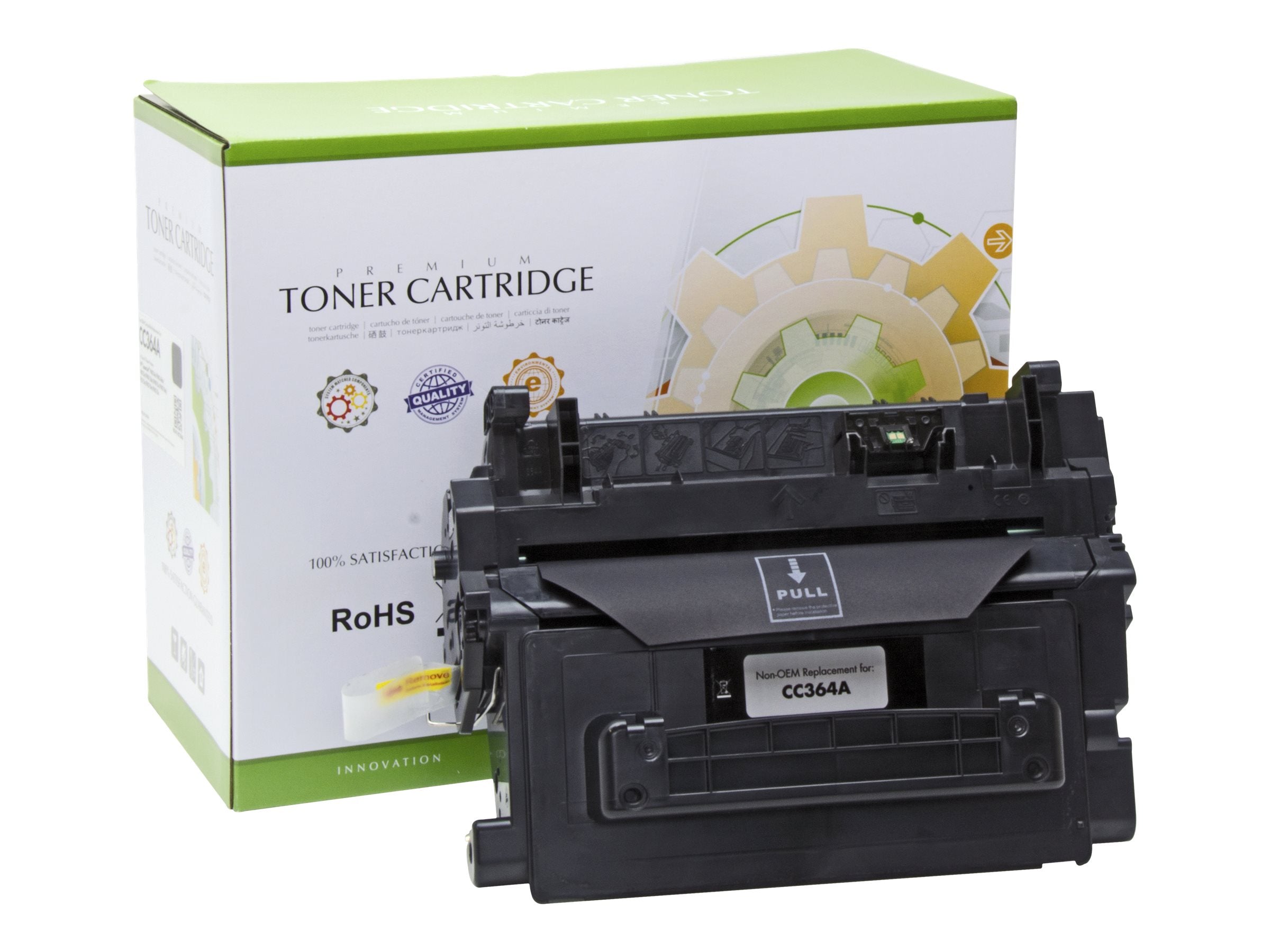 STATIC Tonerpatrone HP CC364A schwarz Vorderansicht