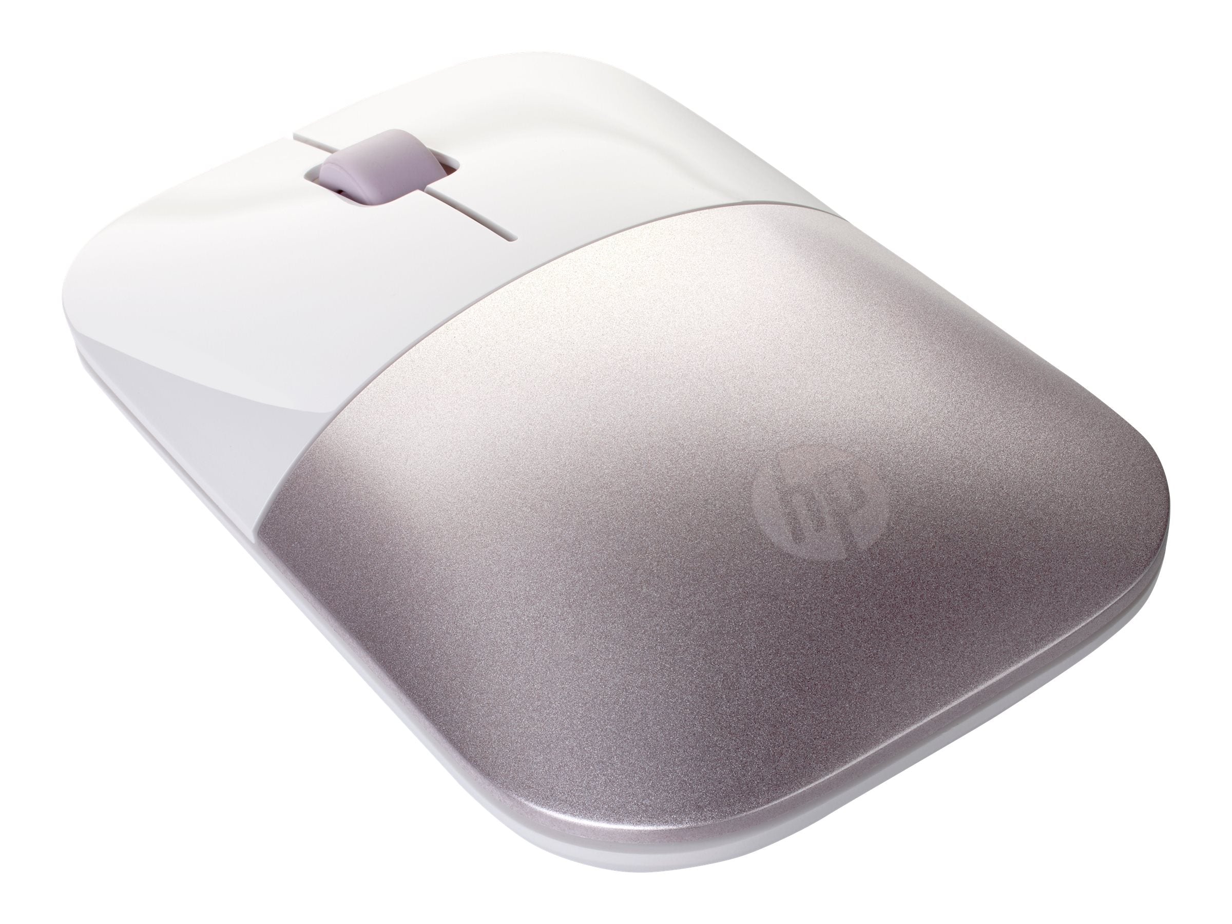 HP Z3700 Wireless Mouse - Tranquil Pink/White Vorderansicht
