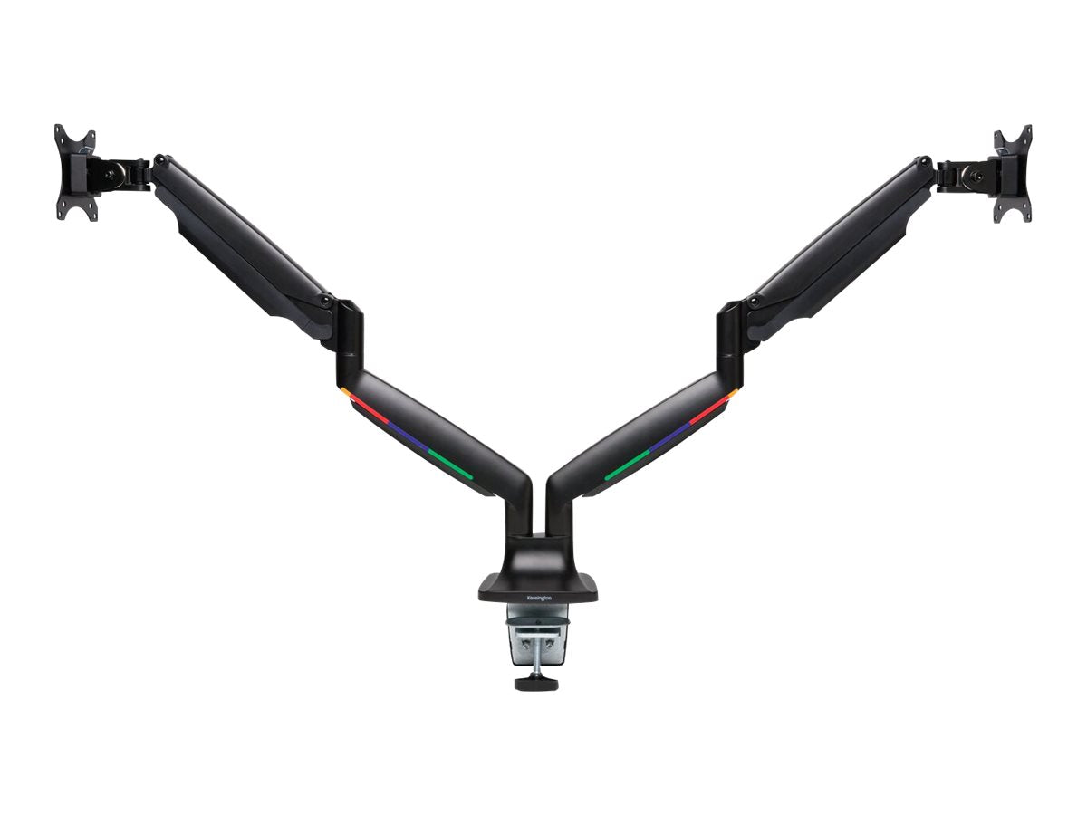KENSINGTON One-Touch Dual Monitorarm - schwarz Seitenansicht