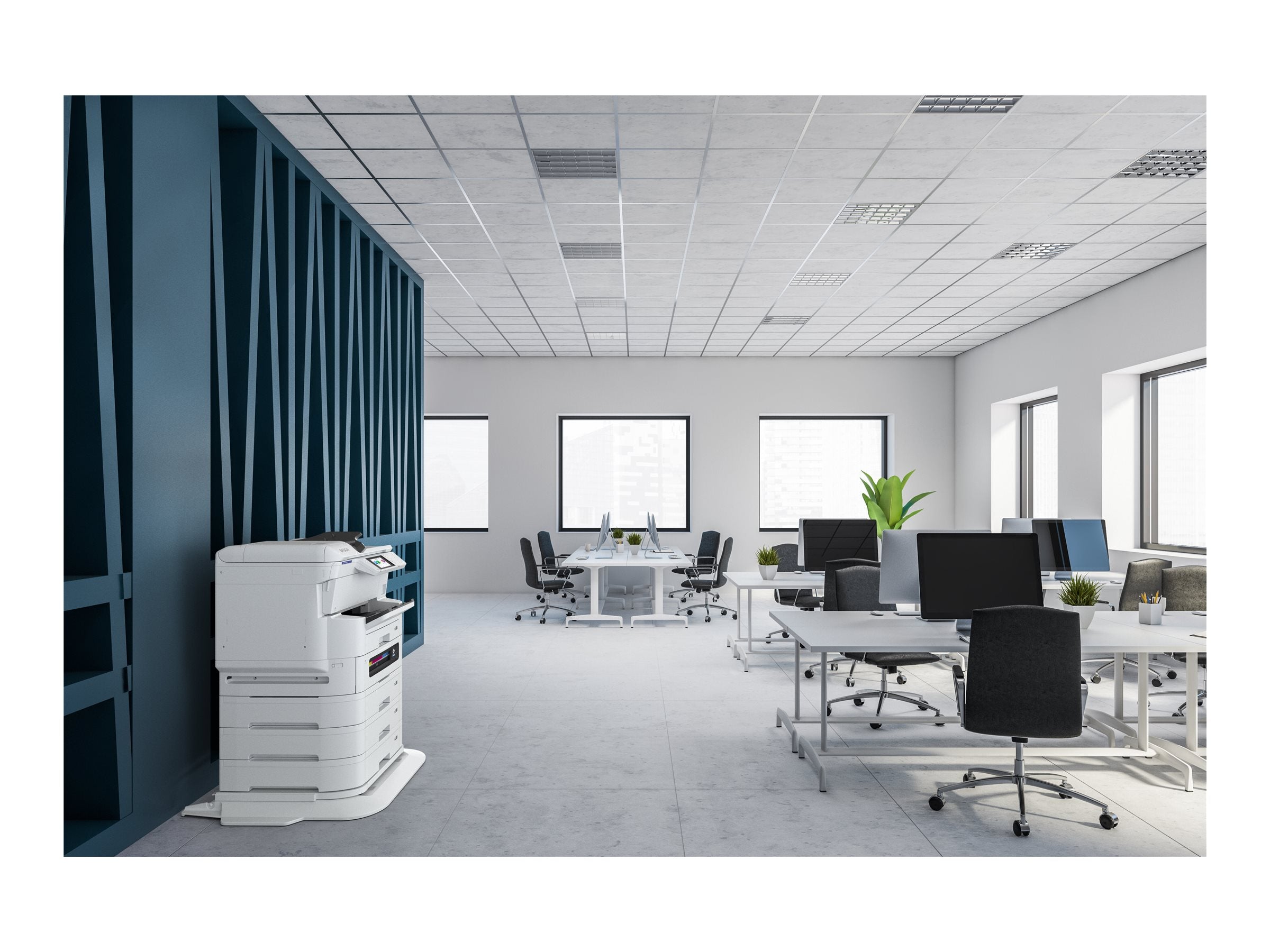 EPSON WorkForce Pro EM-C8100RDWF Multifunktionsdrucker Verpackung
