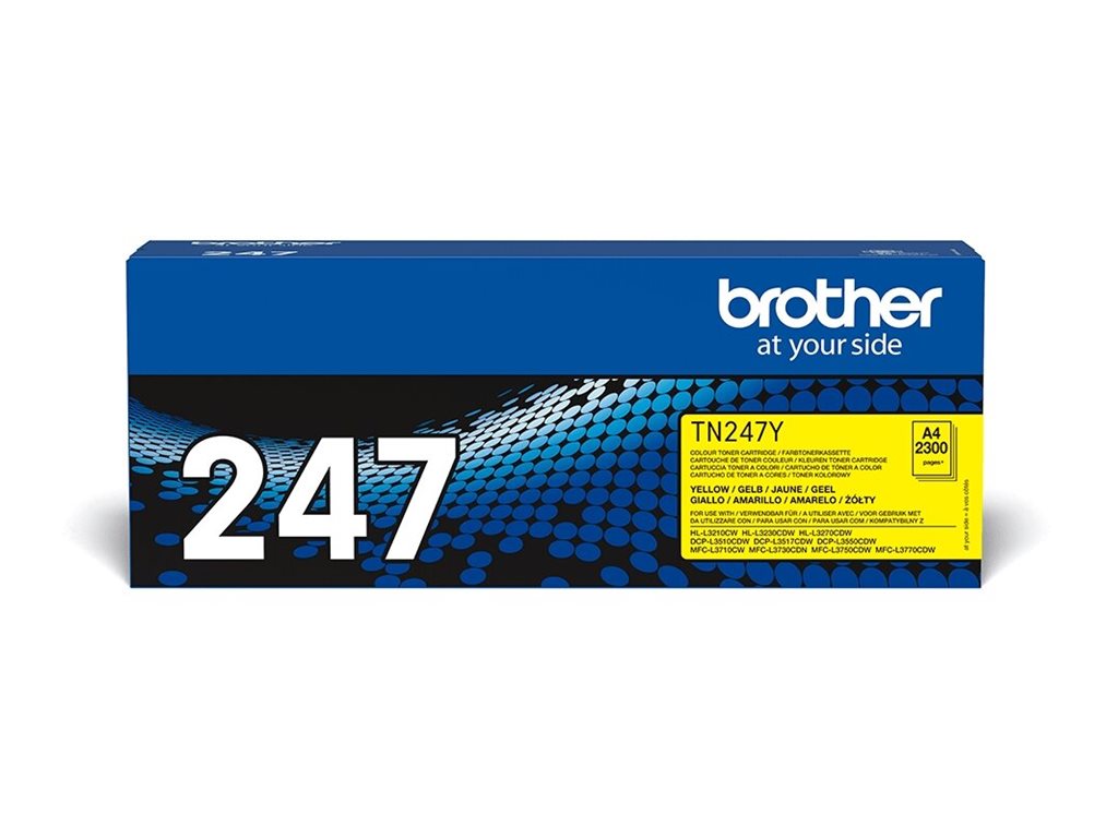 BROTHER Yellow high yield toner TN247Y Vorderansicht