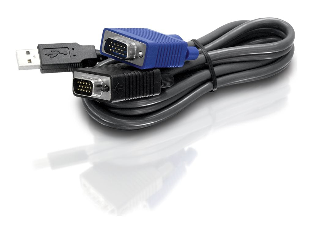 TRENDNET TK-CU15 KVM Kabel 15ft USB/VGA Vorderansicht