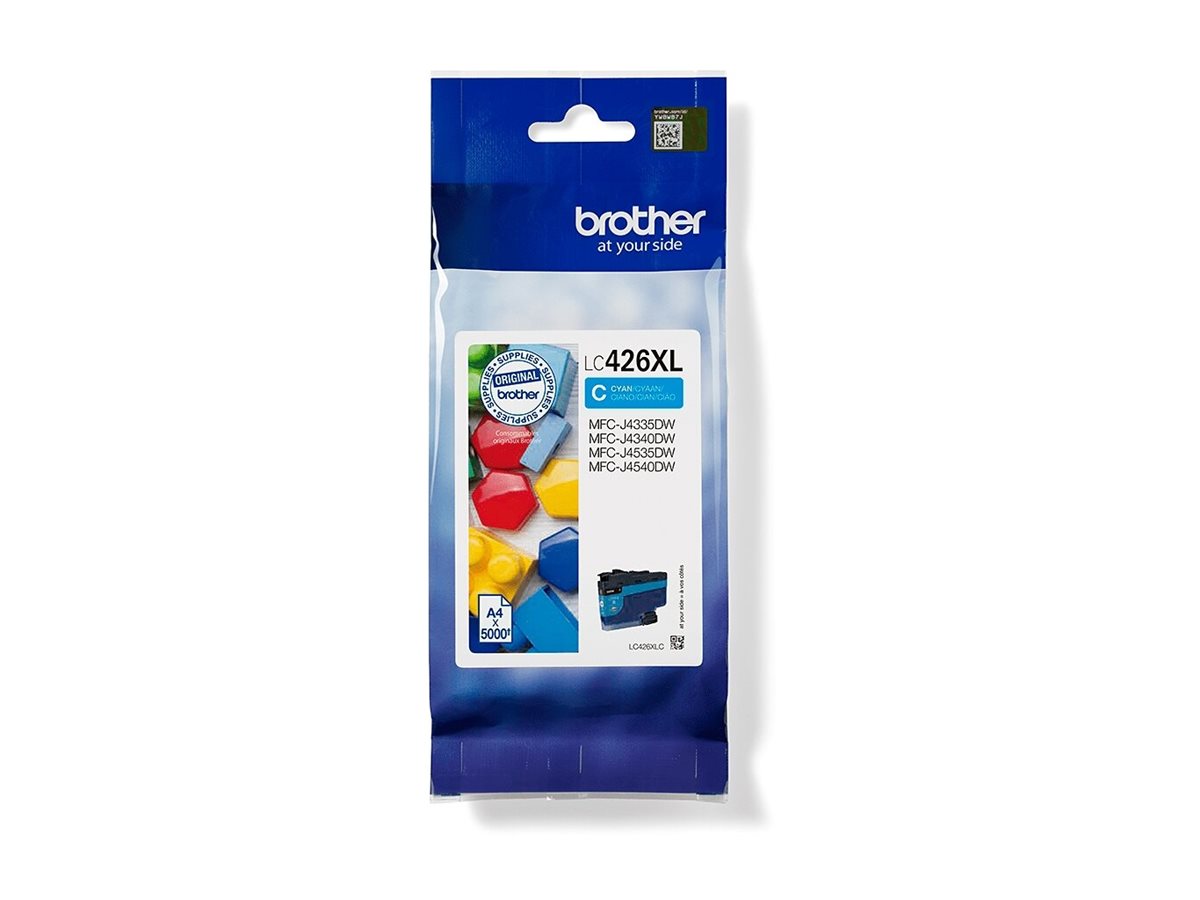 BROTHER LC426XLC Tintenpatrone Verpackung