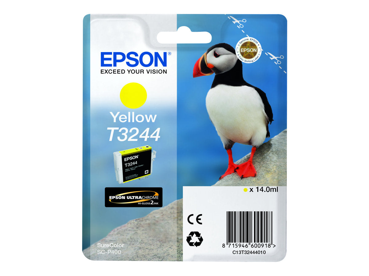 EPSON T3244 Gelb Tintenpatrone Verpackung